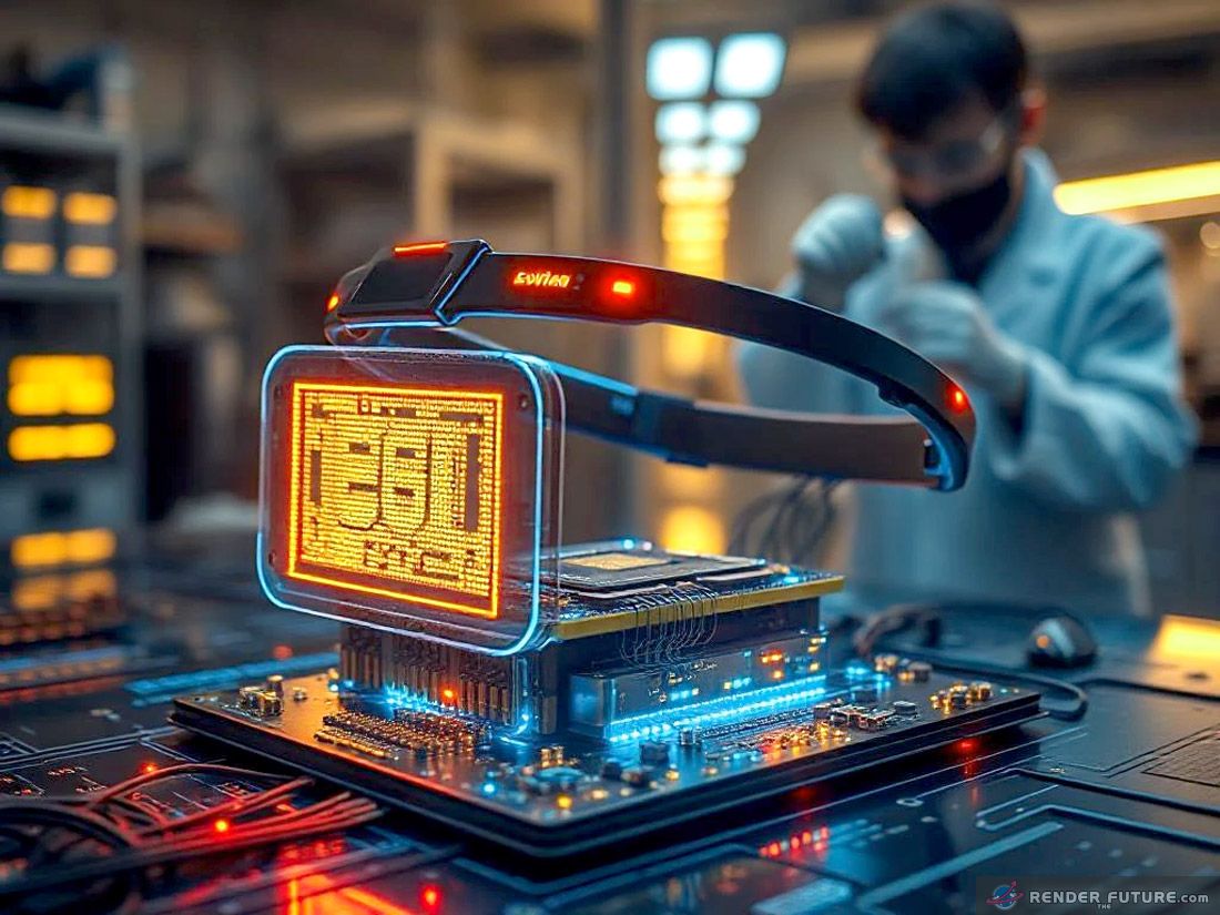 Nueral headset with graphene PCBs and holographic HUD